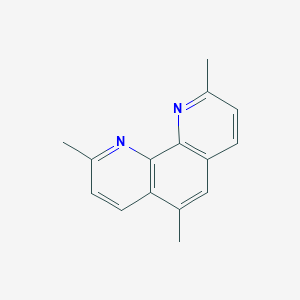 molecular formula C15H14N2 B14585759 2,5,9-Trimethyl-1,10-phenanthroline CAS No. 61626-12-8