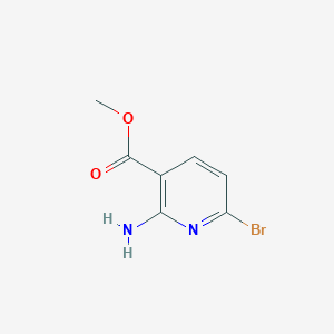 molecular formula C7H7BrN2O2 B1458578 Methyl 2-amino-6-bromopyridine-3-carboxylate CAS No. 1227048-73-8