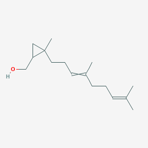 [2-(4,8-Dimethylnona-3,7-dien-1-yl)-2-methylcyclopropyl]methanol