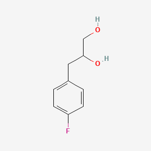 molecular formula C9H11FO2 B14585812 3-(4-Fluorophenyl)propane-1,2-diol CAS No. 61396-73-4