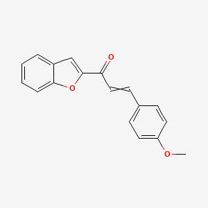 1-(1-Benzofuran-2-yl)-3-(4-methoxyphenyl)prop-2-en-1-one