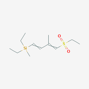 [4-(Ethanesulfonyl)-3-methylbuta-1,3-dien-1-yl](diethyl)methylsilane