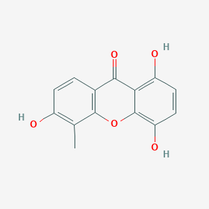 1,4,6-Trihydroxy-5-methyl-9H-xanthen-9-one