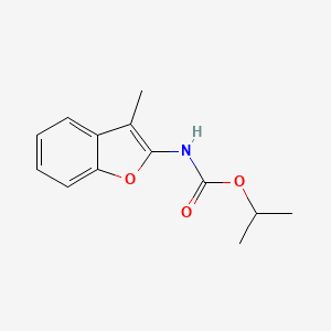 Carbamic acid, (3-methyl-2-benzofuranyl)-, 1-methylethyl ester