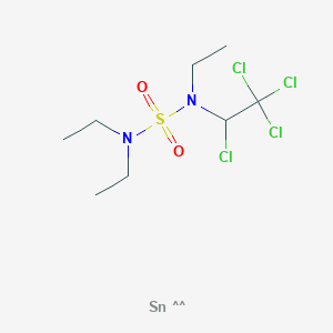 molecular formula C8H16Cl4N2O2SSn B14585933 CID 71397507 