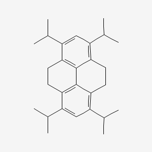 molecular formula C28H38 B14585946 1,3,6,8-Tetra(propan-2-yl)-4,5,9,10-tetrahydropyrene CAS No. 61099-34-1