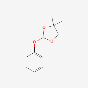 4,4-Dimethyl-2-phenoxy-1,3-dioxolane