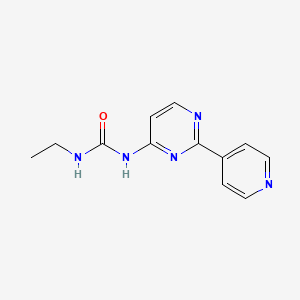 N-Ethyl-N'-[2-(pyridin-4-yl)pyrimidin-4-yl]urea