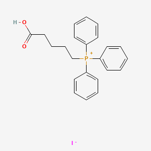 molecular formula C23H24IO2P B14586015 (4-Carboxybutyl)(triphenyl)phosphanium iodide CAS No. 61168-05-6