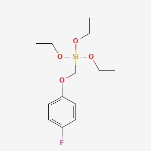 Triethoxy[(4-fluorophenoxy)methyl]silane