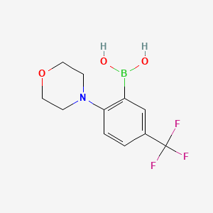 B1458603 2-Morpholino-5-(trifluoromethyl)phenylboronic acid CAS No. 1704063-79-5