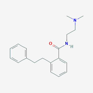 molecular formula C19H24N2O B14586035 N-[2-(Dimethylamino)ethyl]-2-(2-phenylethyl)benzamide CAS No. 61321-77-5