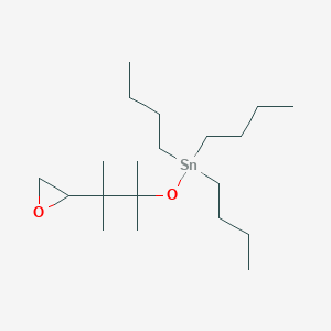 Tributyl{[2,3-dimethyl-3-(oxiran-2-yl)butan-2-yl]oxy}stannane