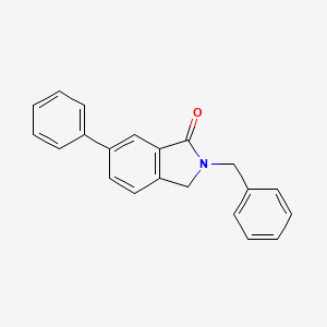 molecular formula C21H17NO B14586082 2-Benzyl-6-phenyl-2,3-dihydro-1H-isoindol-1-one CAS No. 61255-66-1