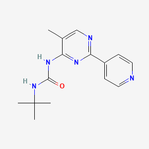 N-tert-Butyl-N'-[5-methyl-2-(pyridin-4-yl)pyrimidin-4-yl]urea