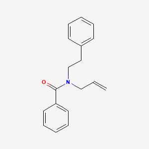 molecular formula C18H19NO B14586119 Benzamide, N-(2-phenylethyl)-N-2-propenyl- CAS No. 61357-20-8