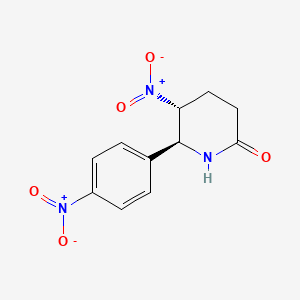 (5R,6S)-5-nitro-6-(4-nitrophenyl)piperidin-2-one