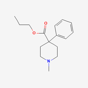 Propyl 1-methyl-4-phenylpiperidine-4-carboxylate