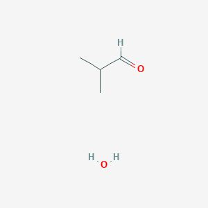 molecular formula C4H10O2 B14586234 2-Methylpropanal;hydrate CAS No. 61318-72-7