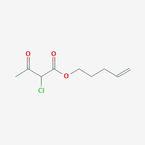 Pent-4-en-1-yl 2-chloro-3-oxobutanoate