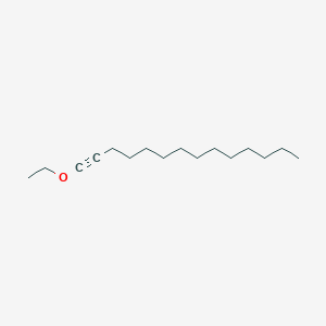 molecular formula C16H30O B14586328 1-Tetradecyne, 1-ethoxy- CAS No. 61111-15-7