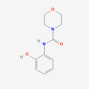 molecular formula C11H14N2O3 B14586336 N-(2-hydroxyphenyl)morpholine-4-carboxamide CAS No. 61291-83-6