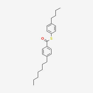 S-(4-Butylphenyl) 4-heptylbenzene-1-carbothioate