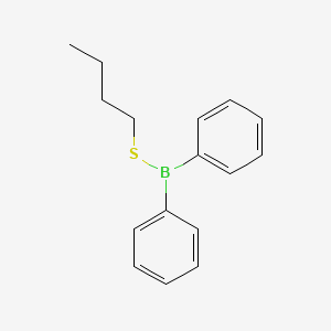 molecular formula C16H19BS B14586364 (Butylsulfanyl)(diphenyl)borane CAS No. 61209-21-0