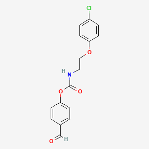 4-Formylphenyl [2-(4-chlorophenoxy)ethyl]carbamate