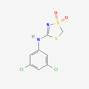 3-(3,5-Dichloroanilino)-1lambda~6~,4,2-dithiazole-1,1(5H)-dione