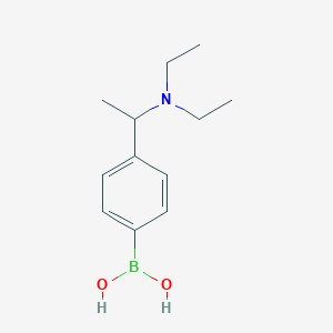B1458638 (4-(1-(Diethylamino)ethyl)phenyl)boronic acid CAS No. 1704069-17-9