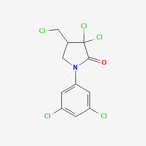 3,3-Dichloro-4-(chloromethyl)-1-(3,5-dichlorophenyl)pyrrolidin-2-one