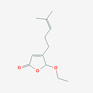 5-Ethoxy-4-(4-methylpent-3-en-1-yl)furan-2(5H)-one