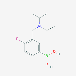 B1458639 (3-((Diisopropylamino)methyl)-4-fluorophenyl)boronic acid CAS No. 1704068-97-2