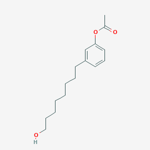 molecular formula C16H24O3 B14586411 3-(8-Hydroxyoctyl)phenyl acetate CAS No. 61549-11-9