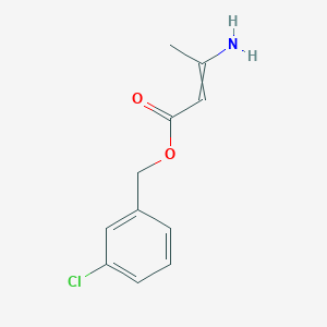 molecular formula C11H12ClNO2 B14586414 (3-Chlorophenyl)methyl 3-aminobut-2-enoate CAS No. 61312-42-3