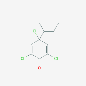 4-(Butan-2-yl)-2,4,6-trichlorocyclohexa-2,5-dien-1-one