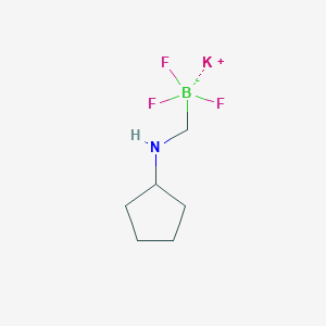 B1458648 Potassium ((cyclopentylamino)methyl)trifluoroborate CAS No. 1705578-40-0