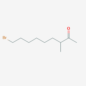 molecular formula C10H19BrO B14586496 9-Bromo-3-methylnonan-2-one CAS No. 61285-15-2