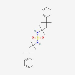 N,N'-Bis(2,4-dimethyl-4-phenylpentan-2-yl)sulfuric diamide