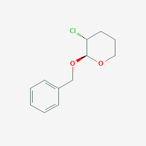 (2S,3R)-2-(Benzyloxy)-3-chlorooxane