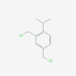 molecular formula C11H14Cl2 B14586579 2,4-Bis(chloromethyl)-1-(propan-2-yl)benzene CAS No. 61099-14-7