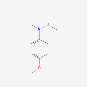 molecular formula C10H16BNO B14586591 N-(4-Methoxyphenyl)-N,1,1-trimethylboranamine CAS No. 61373-32-8