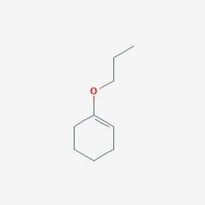 molecular formula C9H16O B14586603 1-Propoxycyclohex-1-ene CAS No. 61382-76-1