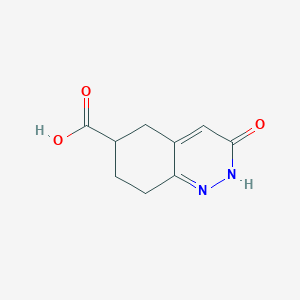 molecular formula C9H10N2O3 B1458663 3-氧代-2,3,5,6,7,8-六氢环辛并[c]吡啶-6-羧酸 CAS No. 1708264-02-1