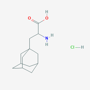 B1458664 3-(Adamantan-1-yl)-2-aminopropanoic acid hydrochloride CAS No. 182291-66-3