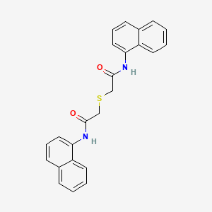 molecular formula C24H20N2O2S B14586642 Acetamide, 2,2'-thiobis[N-1-naphthalenyl- CAS No. 61580-43-6