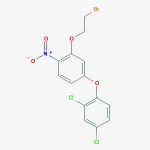 1-[3-(2-Bromoethoxy)-4-nitrophenoxy]-2,4-dichlorobenzene