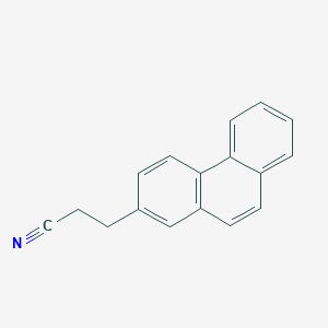 molecular formula C17H13N B14586701 3-(Phenanthren-2-yl)propanenitrile CAS No. 61638-17-3