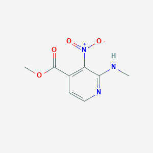 B1458671 Methyl 2-(methylamino)-3-nitropyridine-4-carboxylate CAS No. 1803593-34-1